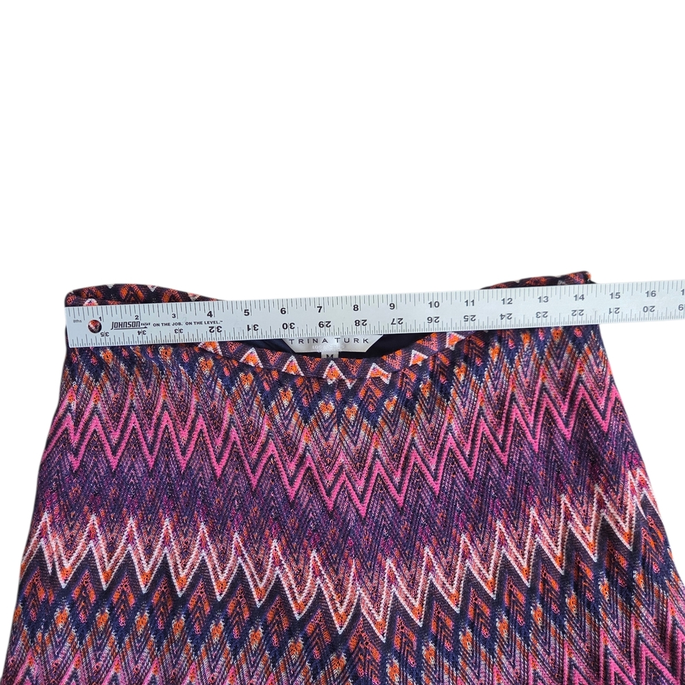 Trina Turk Penelope Knit Wide-Leg Crop Pants Medium - Picture 8 of 9